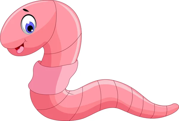 Desenho animado worm bonito para você projetar — Fotografia de Stock