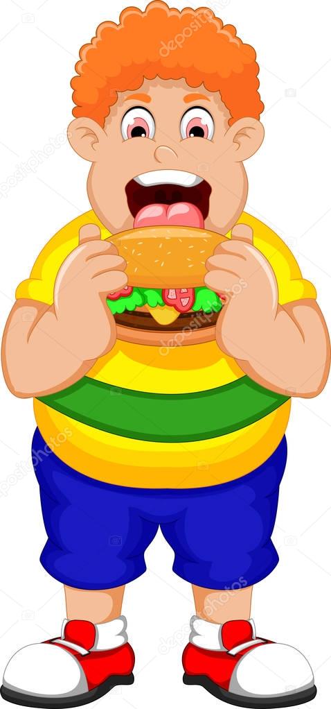 clipart grande uomo grasso