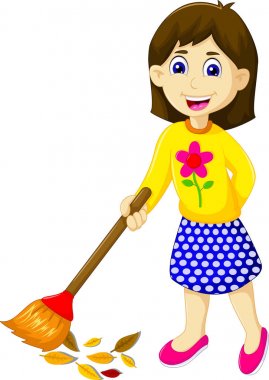 komik anne karikatür süpürme