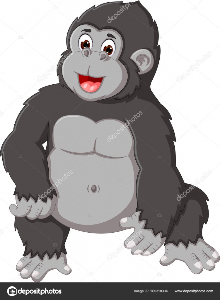 Cute orangutan cartoon posing with laughing Stock Vector Image by  ©starlight789 #165318334