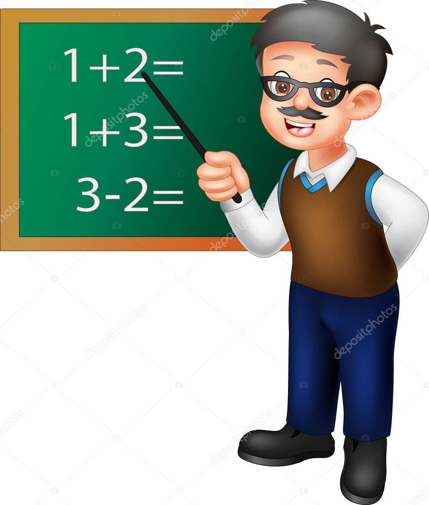 Images: maths teacher cartoon picture | Handsome Mathematics Teacher