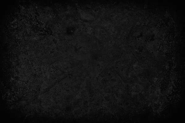 Scuro nero grunge graffiato parete sfondo o texture — Foto Stock