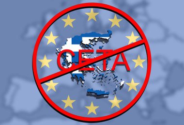 anty Ceta - kapsamlı ekonomik ve ticaret anlaşması Avrupa Birliği arka plan, Yunanistan harita üzerinde
