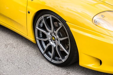 Wroclaw, Polonya - 9 Temmuz: Ferrari Raceism olay 2016 Wroclaw, Polonya 9 Temmuz tarihinde ayarlama
