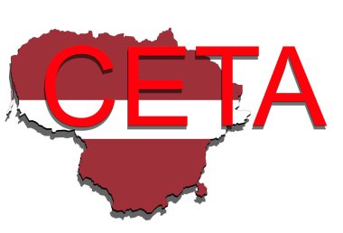  Ceta - kapsamlı ekonomik ve ticaret anlaşması, Litvanya Haritası