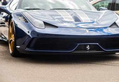 Wroclaw, Polonya - 9 Temmuz: Ferrari Raceism olay 2016 Wroclaw, Polonya 9 Temmuz tarihinde ayarlama