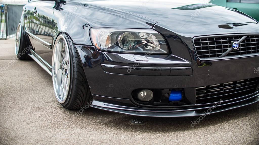 Wroclaw, Poland  - July 9 :tuning of Volvo on Raceism Event 2016 on July 9 ,Wroclaw, Poland