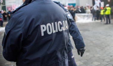 (Policja) Polis Polonya, gösteride detay