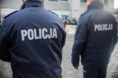(Policja) Polis Polonya, gösteride detay