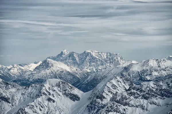 Vista desde la montaña Nebelhorn, Alpes bávaros, Oberstdorf, Alemania —  Fotos de Stock