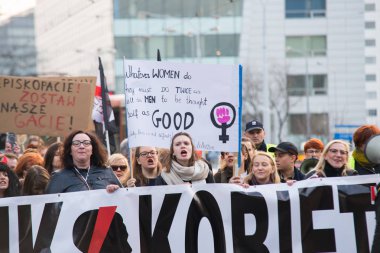 Wroclaw, Poland, 2017 08 03 - Womens protest 