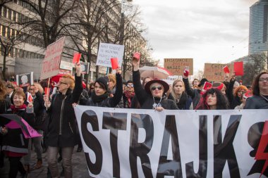 Wroclaw, Poland, 2017 08 03 - Womens protest 