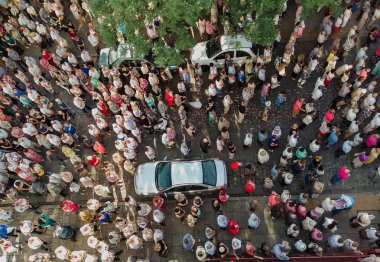 Wroclaw, Polonya - 15 Haziran 2017: Corpus, dini alayı 