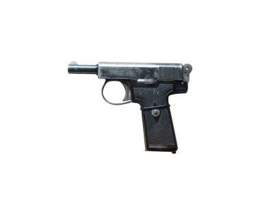 Wroclaw, Polonya - 4 Temmuz 2017: Webley üzerinde yakın çekim ve han kaçmak