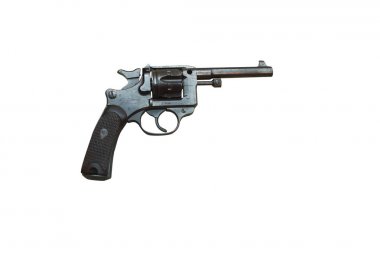 Wroclaw, Polonya - 4 Temmuz 2017: Mas Mlo 1893 handgu üzerinde kapat