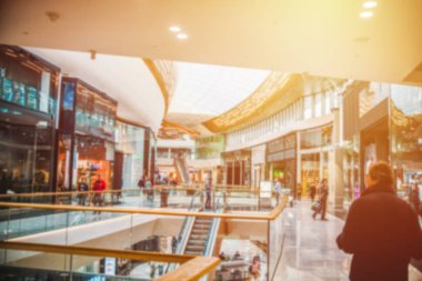 Alışveriş Merkezi Galerisi, defocused veya mevsimlik