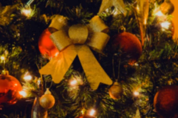 Close up on christmas decoration on the tree — Stock Photo, Image