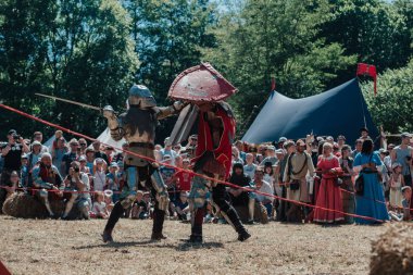 07 / 07 / 2018 Wojnowice, Polonya, turnuva, şövalye maçı