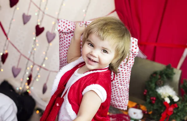 Menina criança feliz — Fotografia de Stock