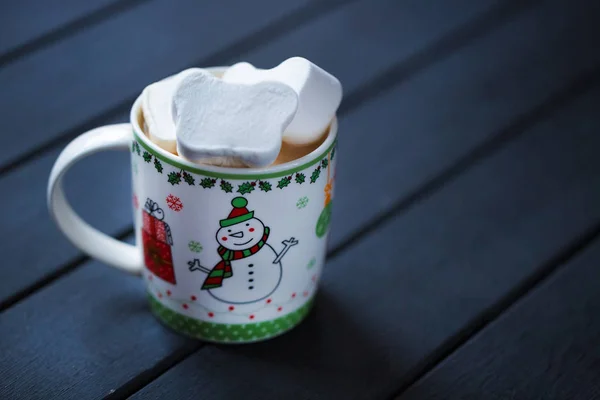 Tasse de café de Noël — Photo