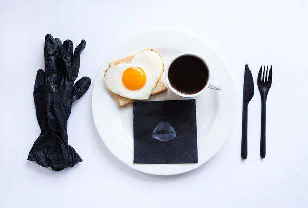 Lächeln Sie Für Ein Süßes Frühstück Mit Liebe Unterschiedliche Emotionen — Stockfoto