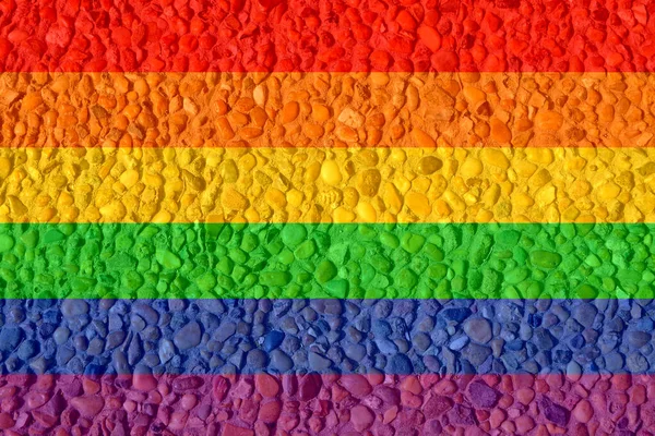 Tekstura Drogi Małych Kamyczków Brązowe Tło Lgbt Naturalny Wzór Vintage — Zdjęcie stockowe