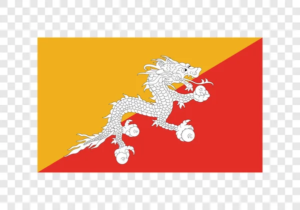 Königreich Bhutan — Stockvektor