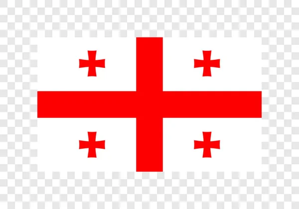 Республіка Грузія Національний Прапор — стоковий вектор
