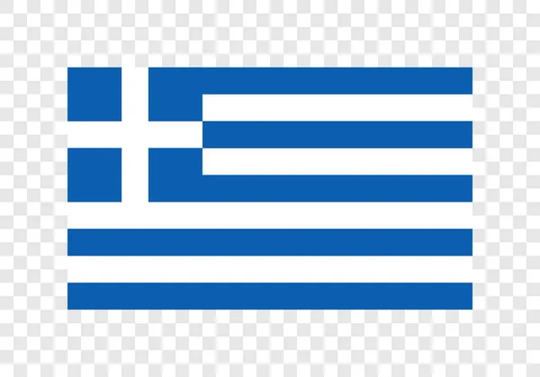 Hellenic Republic National Flag — Stock Vector