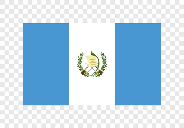 Republiken Guatemala Flagga — Stock vektor