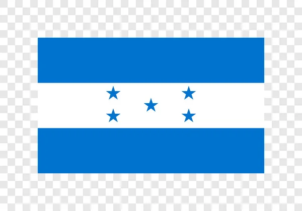 República Honduras Bandeira Nacional —  Vetores de Stock