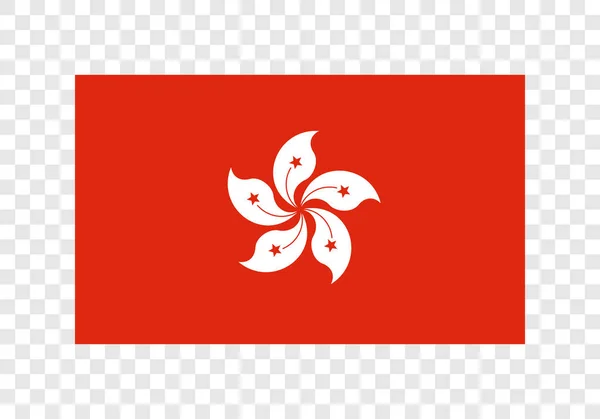 Hongkong Státní Vlajka — Stockový vektor