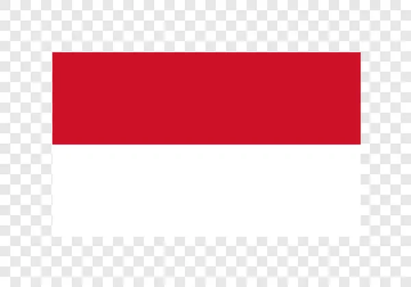 Republiek Indonesië Nationale Vlag — Stockvector