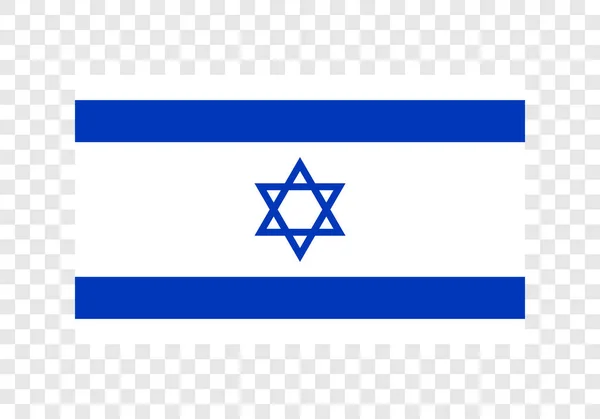 State Israel National Flag — Stock Vector
