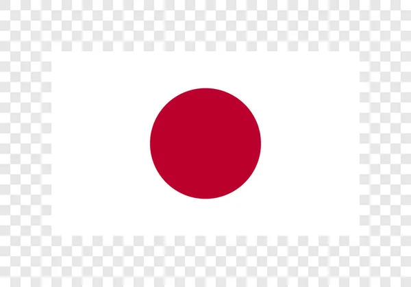 Japon Drapeau National — Image vectorielle