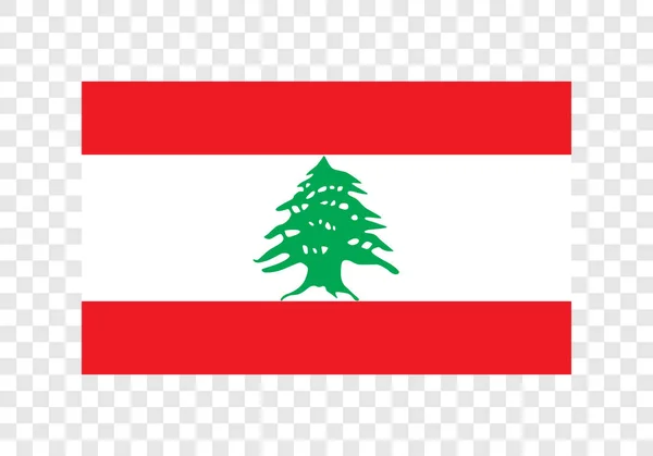 Republiek Libanon Nationale Vlag — Stockvector