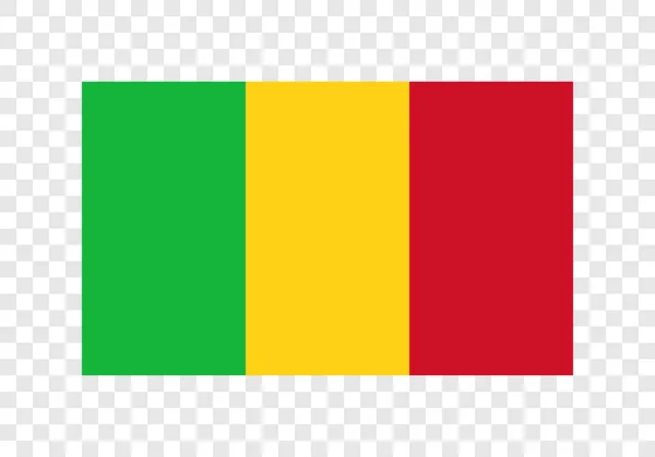 República Malí Bandera Nacional — Vector de stock