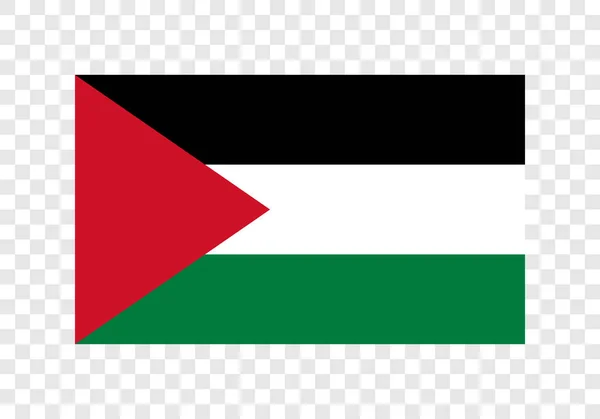 Palästinensische Nationalbehörde Die Nationalflagge — Stockvektor