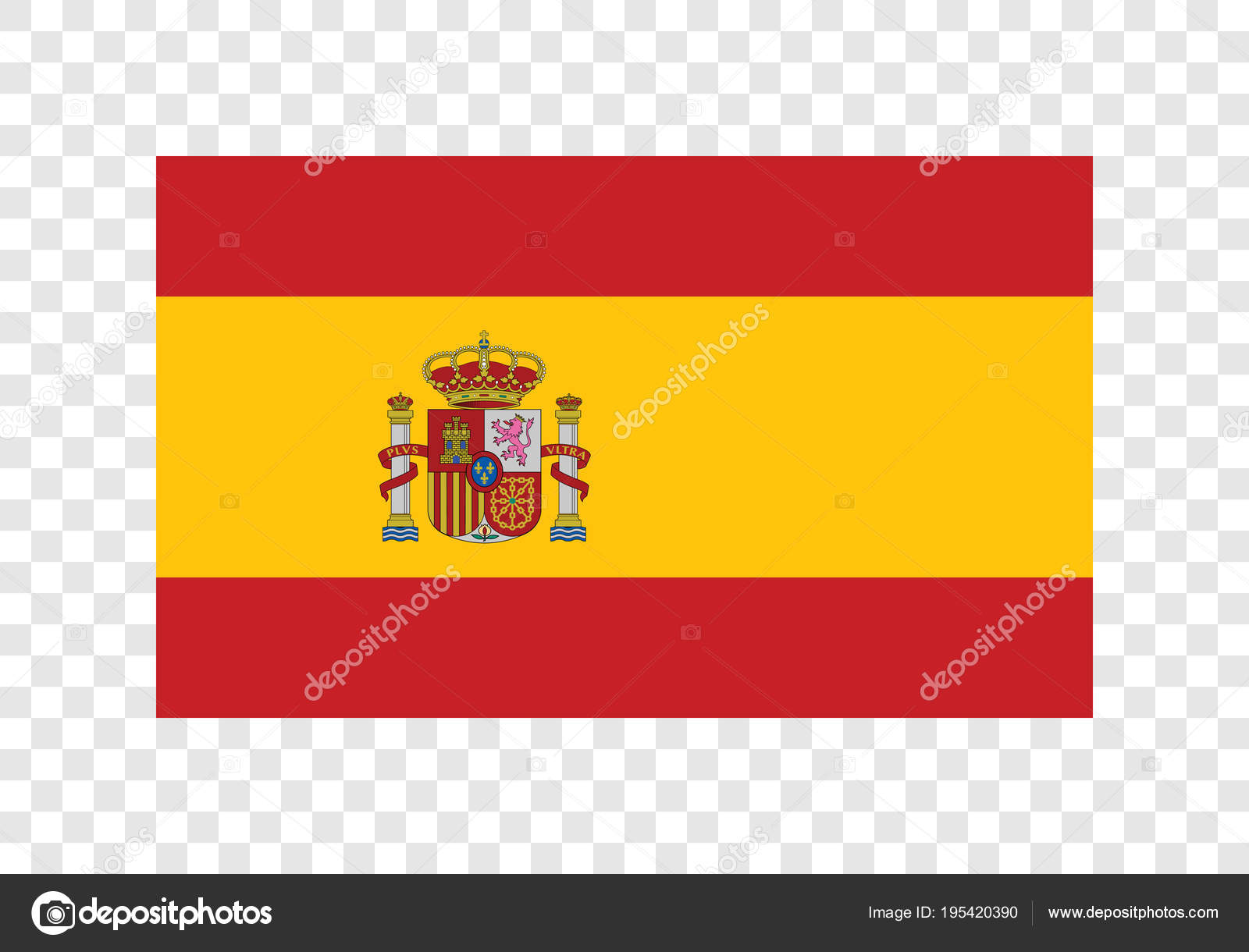 Reino Espanha Bandeira Nacional Imagem Vetorial De C Rfo 195420390