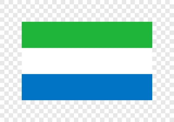 Сьєрра Леоне Національний Прапор — стоковий вектор