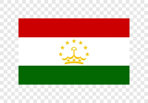 Republik Tadschikistan Nationalflagge — Stockvektor