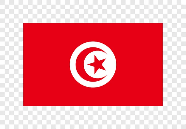 Республіки Туніс Національний Прапор — стоковий вектор