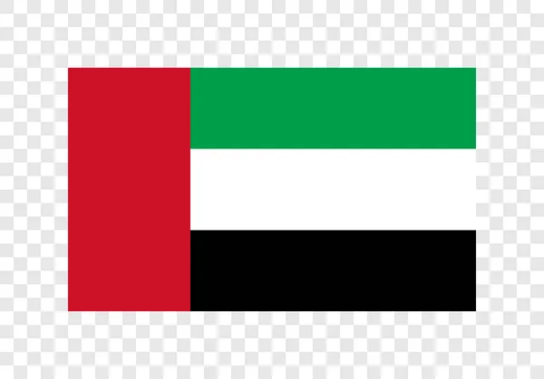 Vereinigte Arabische Emirate Nationalflagge — Stockvektor