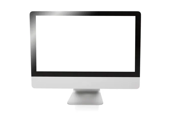 Profesjonalny komputer stacjonarny, na białym tle — Zdjęcie stockowe
