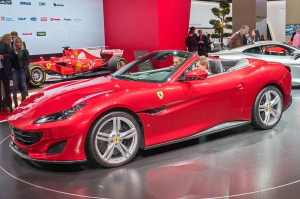 Anteprima mondiale di Ferrari Portofino — Foto Stock