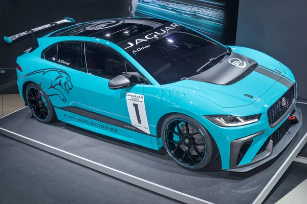 Jaguar i-Peace eTrophy coche de carreras — Foto de Stock