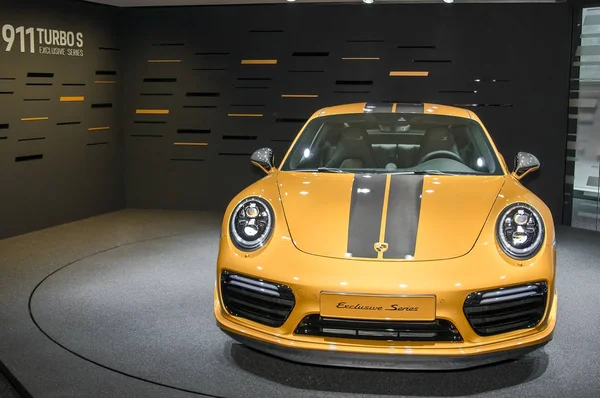 保时捷 911 Turbo S 独家系列 — 图库照片