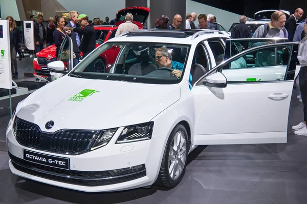 Skoda Octavia G-Tec — 图库照片