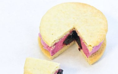 Whoopie pasta yakın çekim