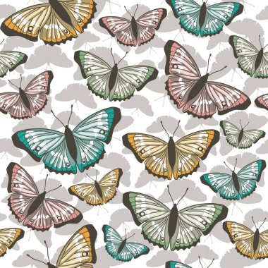 Kelebeklerle kusursuz desen